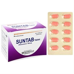 Suntab 500mg trị triệu chứng viêm khớp mãn tính, viêm khớp dạng thấp