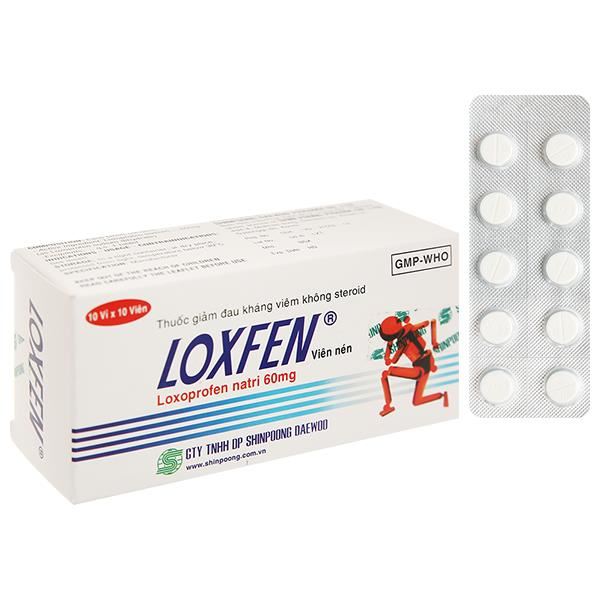 Loxfen 60mg giảm đau, kháng viêm xương khớp