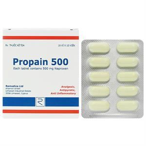 Propain 500mg trị viêm khớp dạng thấp, thoái hóa khớp, gout cấp