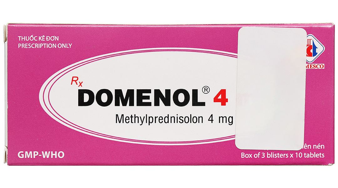 Domenol 4mg kháng viêm, điều trị viêm khớp dạng thấp, lupus ban đỏ