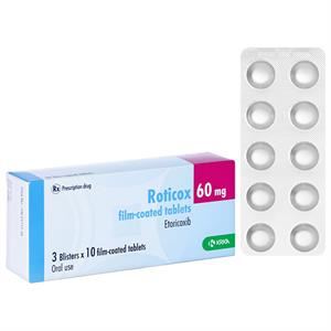 Roticox 60mg giảm các triệu chứng của viêm xương khớp