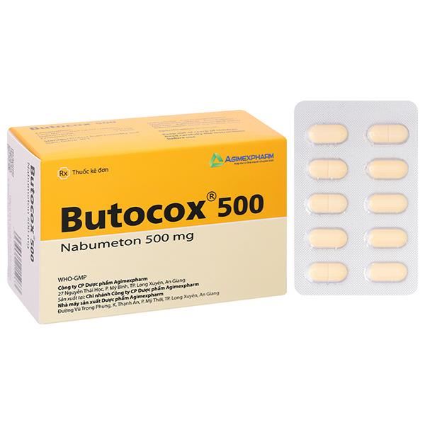 Butocox 500mg giảm đau, kháng viêm trong điều trị thoái hóa khớp