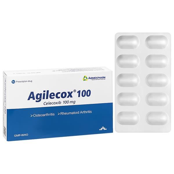 Agilecox 100 giảm đau và giảm viêm xương khớp, thoái hoá khớp