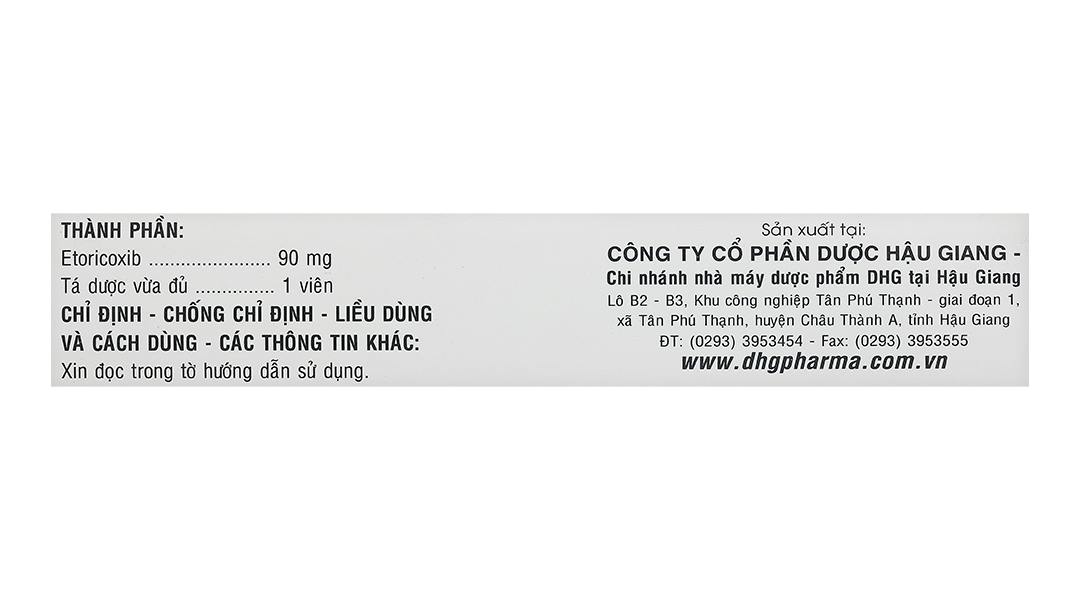 Atocib 90 điều trị viêm xương khớp, thoái hóa khớp