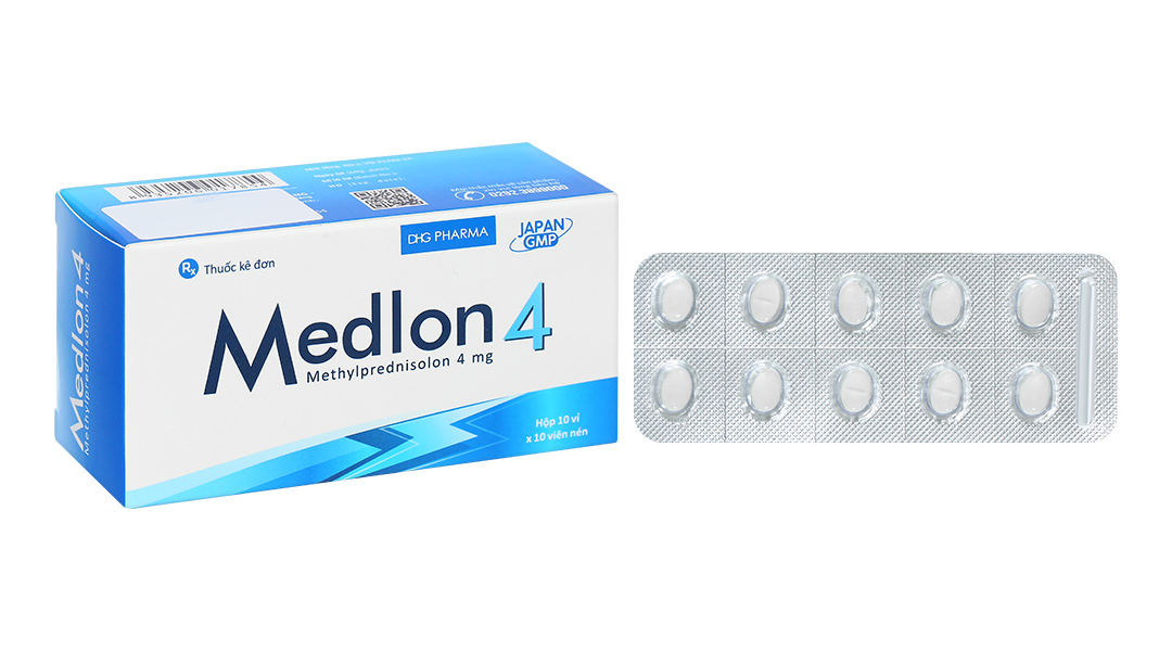 Medlon 4 chống viêm và giảm miễn dịch