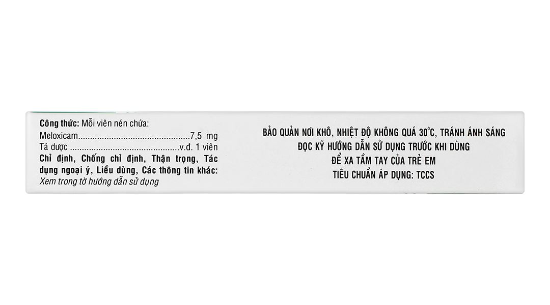 Melomax TV.Pharm 7.5mg điều trị thoái hóa khớp, viêm cột sống