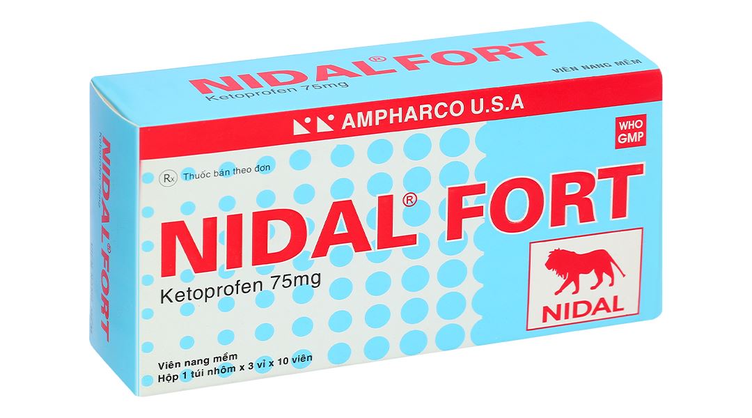 Nidal Fort 75mg giảm đau, kháng viêm xương khớp