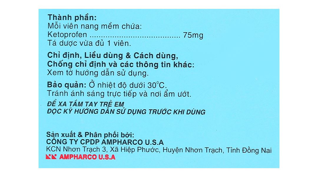 Nidal Fort 75mg giảm đau, kháng viêm xương khớp