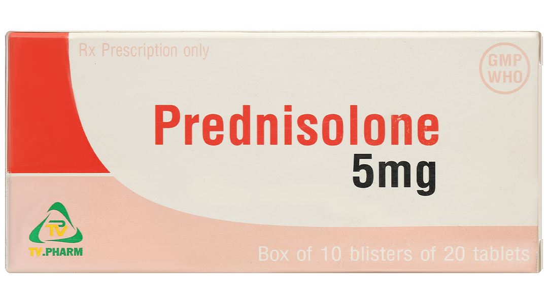 Prednisolone 5mg TV.Pharm chống viêm và ức chế miễn dịch