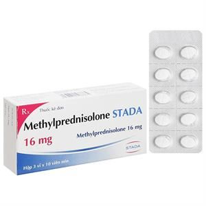 Methylprednisolone STADA 16mg kháng viêm, ức chế miễn dịch
