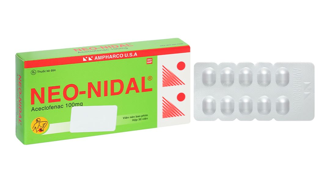 Neo-Nidal 100mg giảm đau, kháng viêm xương khớp