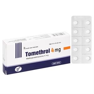 Tomethrol 4mg chỉ định cho các trường hợp cần glucocorticoid