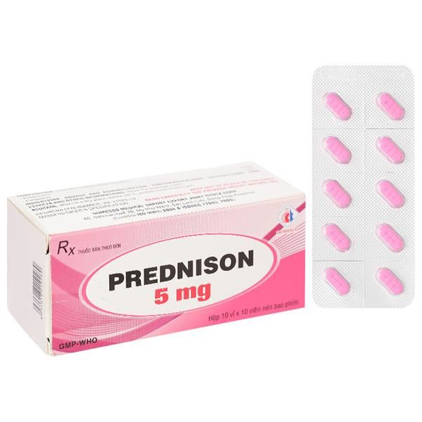 Prednison Domesco 5mg chống viêm, ức chế miễn dịch