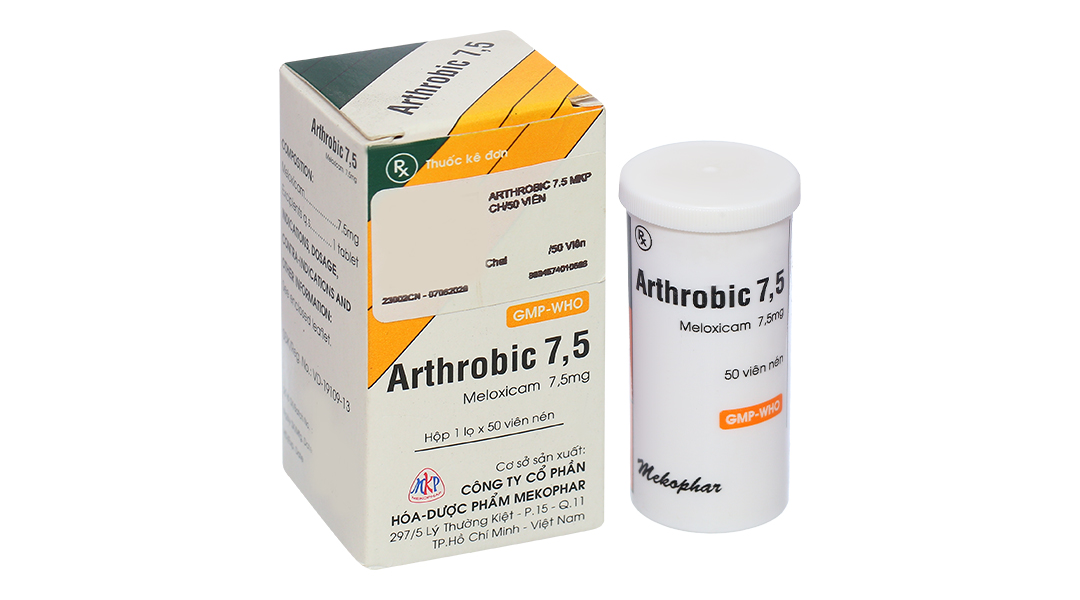 Arthrobic 7.5 trị cơn viêm đau trong viêm khớp dạng thấp