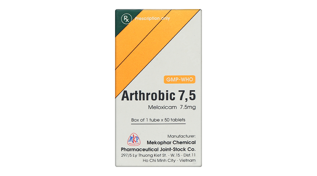 Arthrobic 7.5 trị cơn viêm đau trong viêm khớp dạng thấp