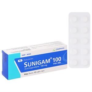 Sunigam 100 giúp giảm đau, kháng viêm