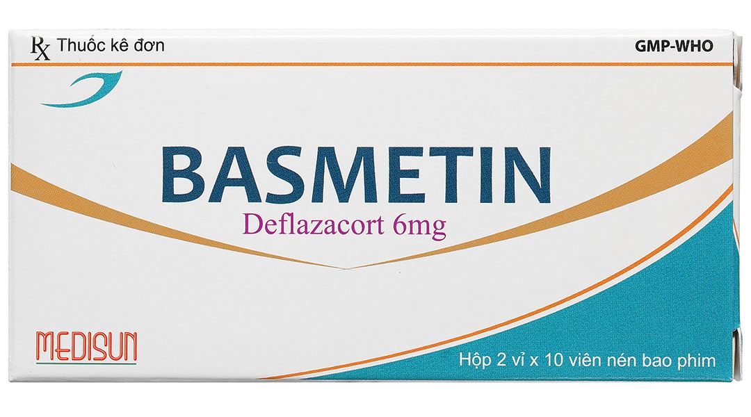 Basmetin 6mg điều trị hen phế quản, viêm khớp dạng thấp