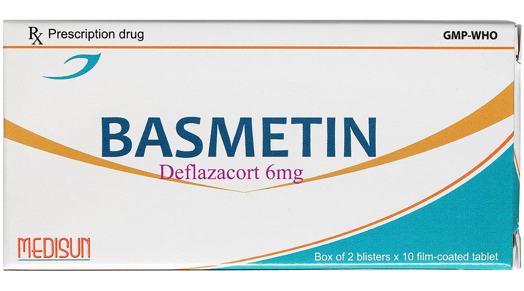Basmetin 6mg điều trị hen phế quản, viêm khớp dạng thấp