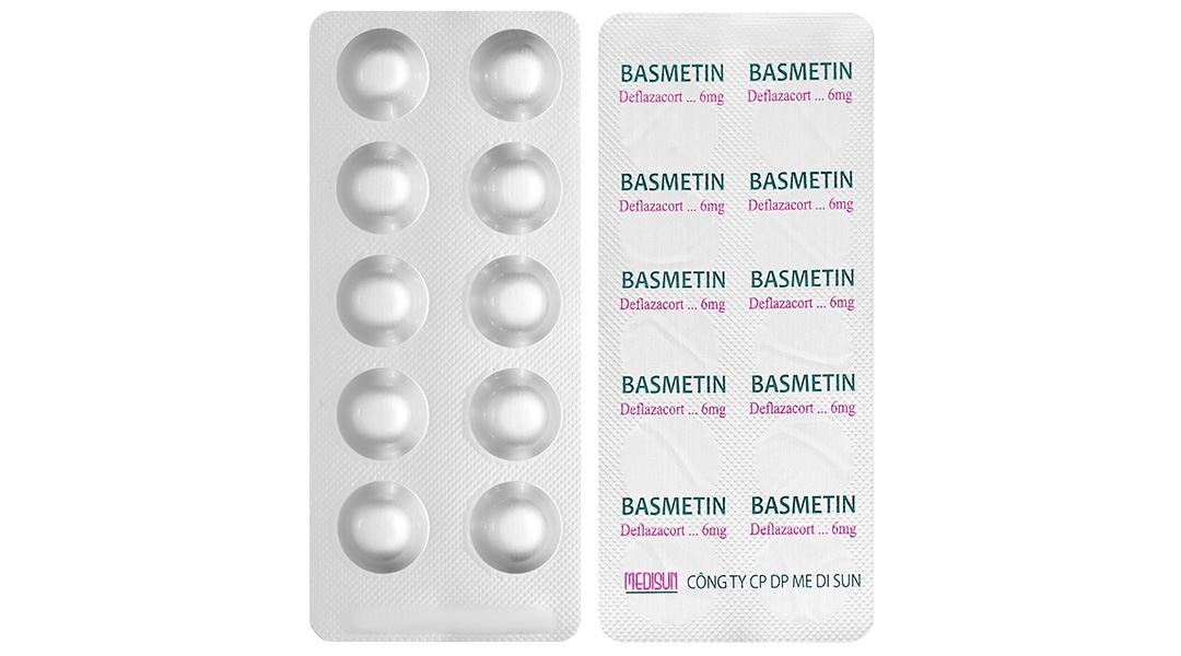 Basmetin 6mg điều trị hen phế quản, viêm khớp dạng thấp