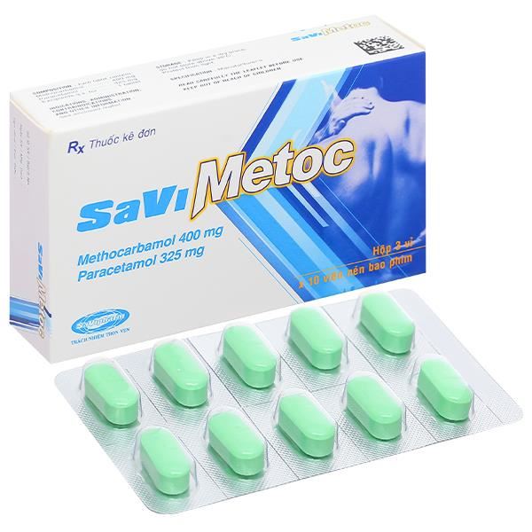 SaViMetoc giảm đau do co thắt cơ