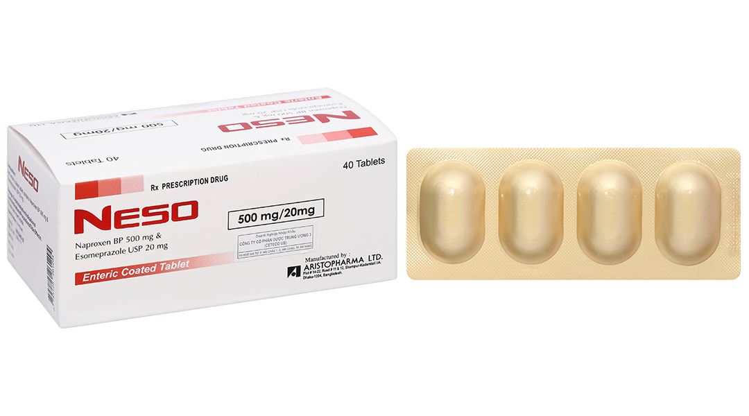 Neso trị thoái hóa khớp, viêm khớp dạng thấp 500mg/20mg