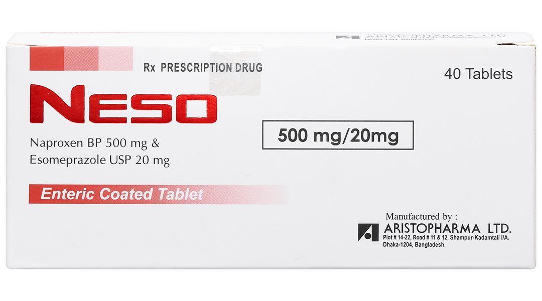 Neso trị thoái hóa khớp, viêm khớp dạng thấp 500mg/20mg