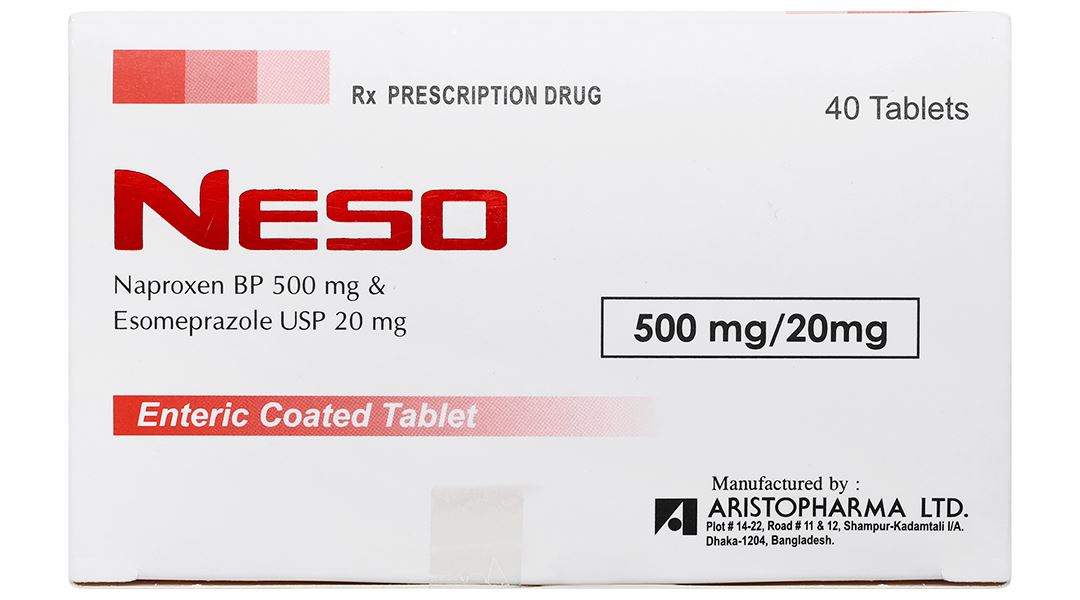 Neso trị thoái hóa khớp, viêm khớp dạng thấp 500mg/20mg