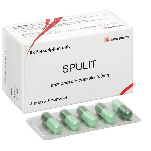 Spulit 100mg trị nhiễm nấm