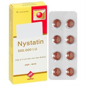 Nystatin 500.000 I.U Vidipha phòng và trị nhiễm nấm Candida
