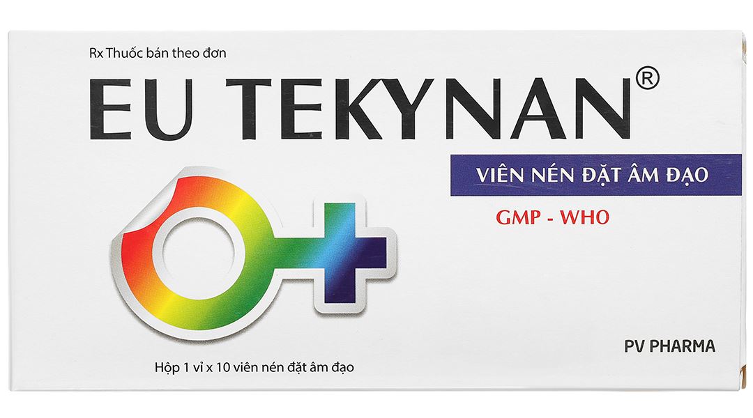 Viên đặt âm đạo Eu Tekynan điều trị viêm âm đạo