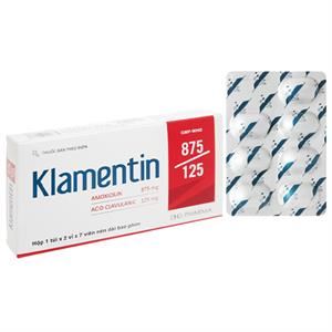 Klamentin 875/125 trị nhiễm khuẩn đường hô hấp trên và dưới