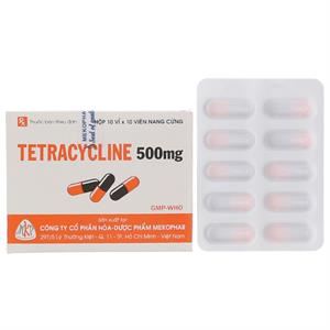 Tetracycline Mekophar 500mg trị nhiễm khuẩn