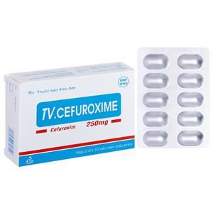 TV.Cefuroxime 250mg trị nhiễm khuẩn thể nhẹ đến vừa