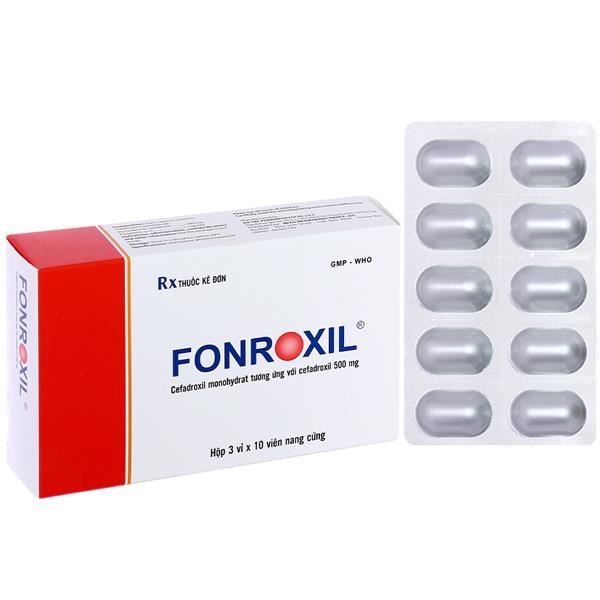 Fonroxil 500mg trị nhiễm khuẩn