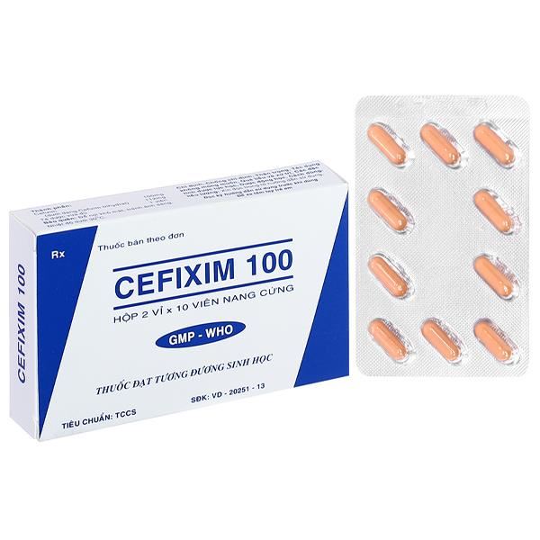 Cefixim 100 Tipharco trị nhiễm khuẩn đường tiết niệu