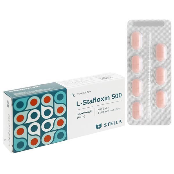 L-Stafloxin 500 trị nhiễm khuẩn nhẹ hoặc trung bình