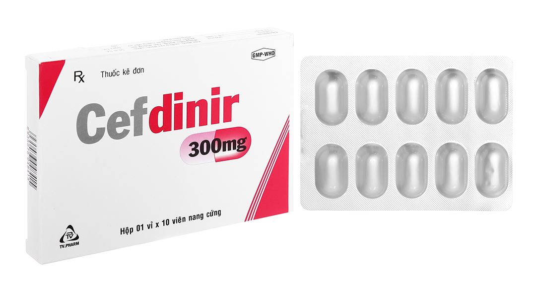 Cefdinir TV.Pharm 300mg trị nhiễm khuẩn