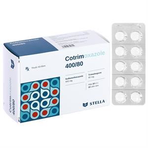 Cotrimoxazole 400/80 trị viêm tai giữa cấp, nhiễm khuẩn