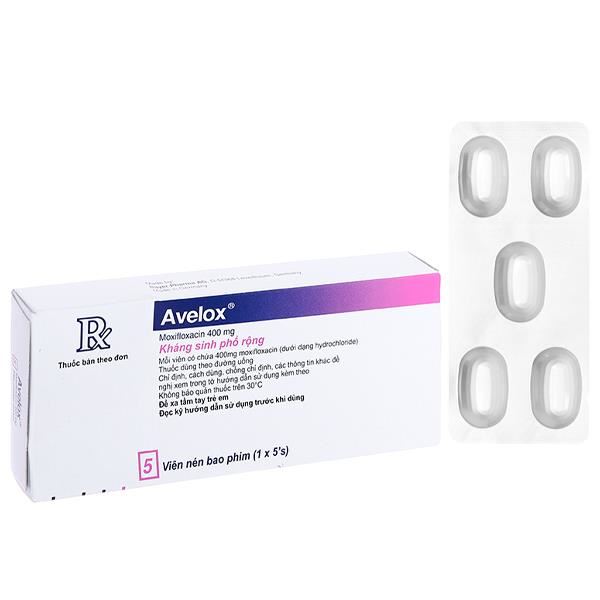 Avelox 400mg trị nhiễm khuẩn