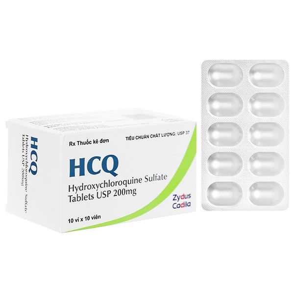 HCQ 200mg trị sốt rét cấp, lupus ban đỏ và viêm khớp dạng thấp