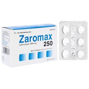 Zaromax 250 trị nhiễm khuẩn