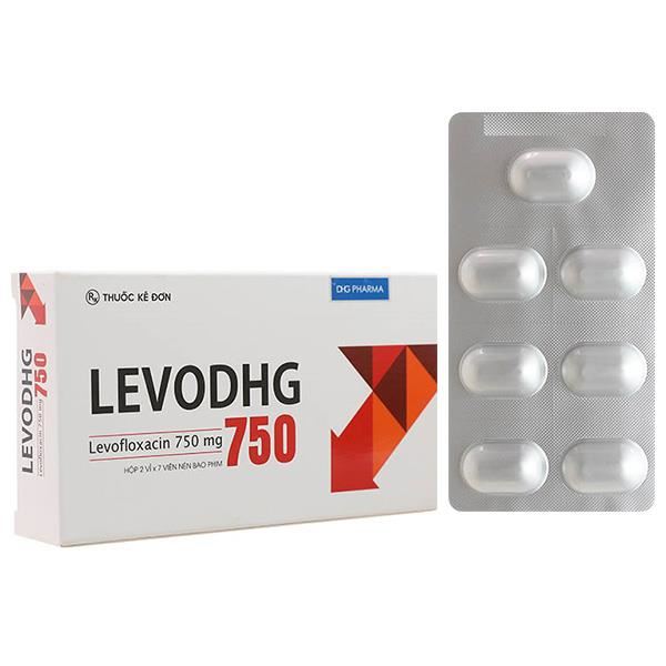 Levodhg 750 điều trị nhiễm khuẩn