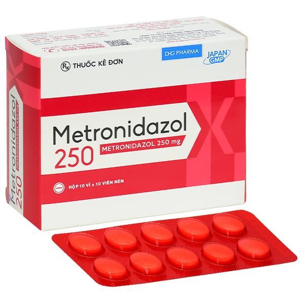 GIÁ MỘT VỈ THUỐC METRONIDAZOL 250MG TRÊN THỊ TRƯỜNG HIỆN NAY