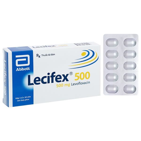 Lecifex 500mg trị nhiễm khuẩn nhẹ, vừa và nặng