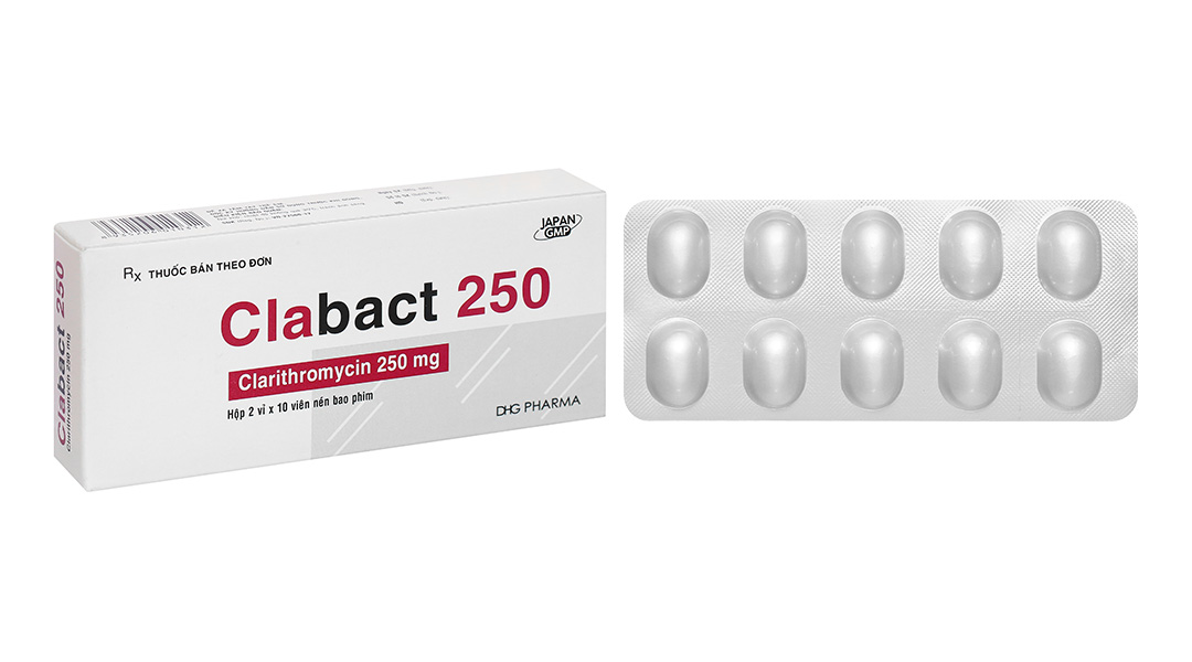 Clabact 250 điều trị nhiễm khuẩn