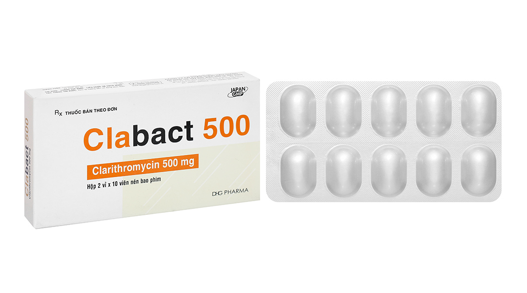 Clabact 500 điều trị nhiễm khuẩn
