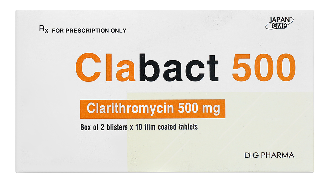 Clabact 500 điều trị nhiễm khuẩn