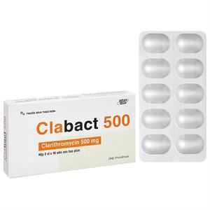 Clabact 500 điều trị nhiễm khuẩn