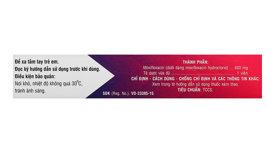 Moloxcin 400 điều trị nhiễm khuẩn