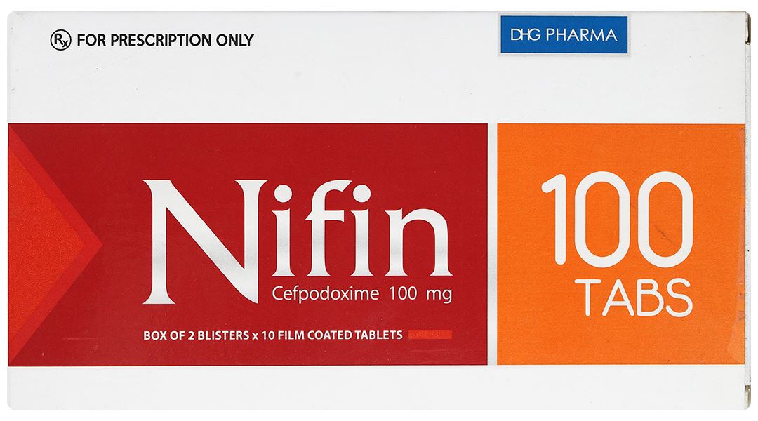 Nifin 100mg trị nhiễm khuẩn